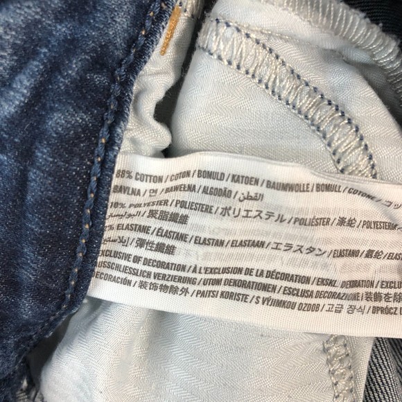 Hollister‎ Jean Women 30X30 Blue Preppy Distressed Denim High Rise Super Skinny - Picture 5 of 11